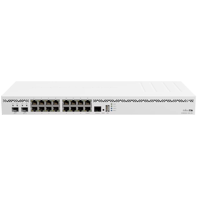 روتر +MikroTik CCR2004-16G-2S